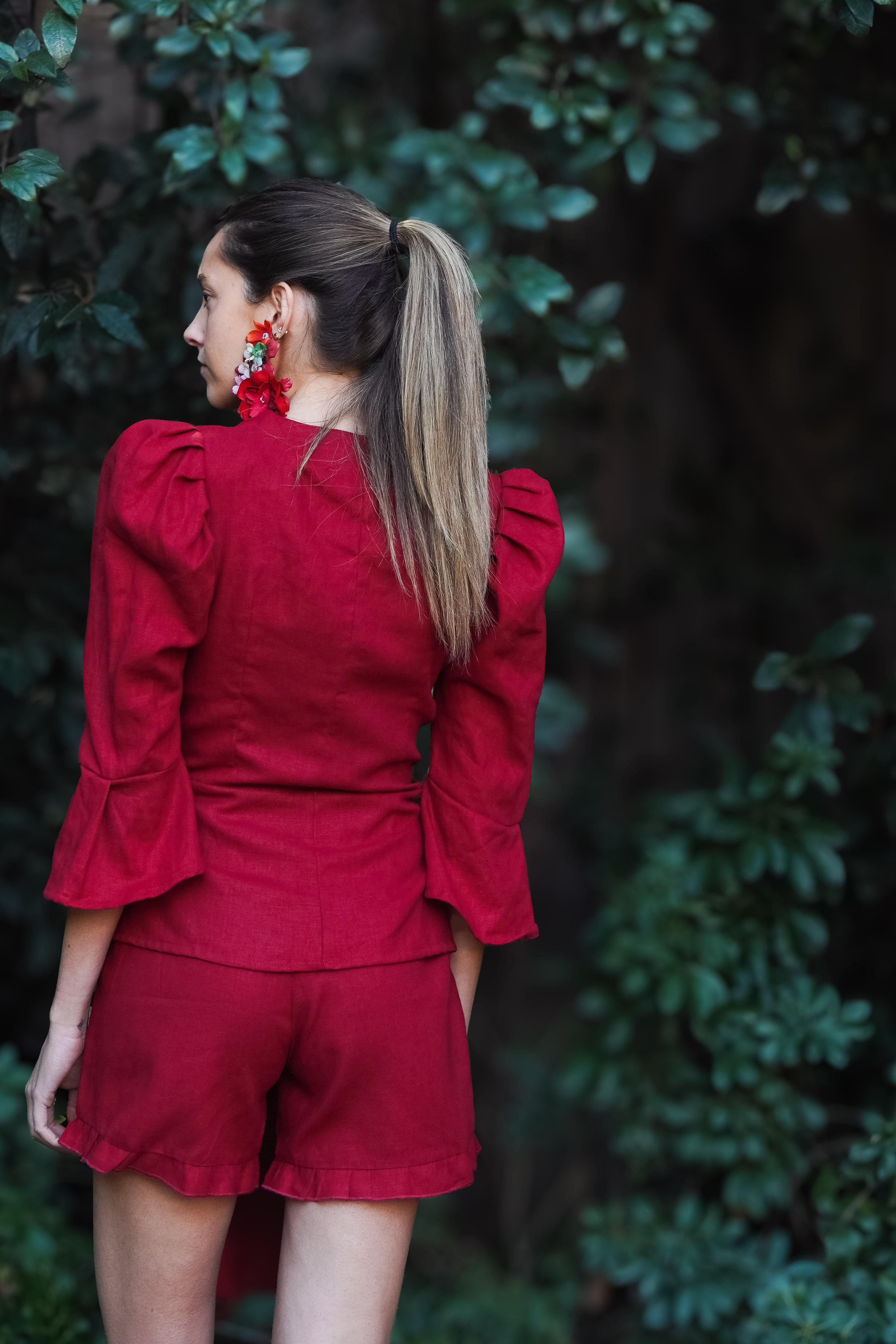 Blusa Mañío Burdeo