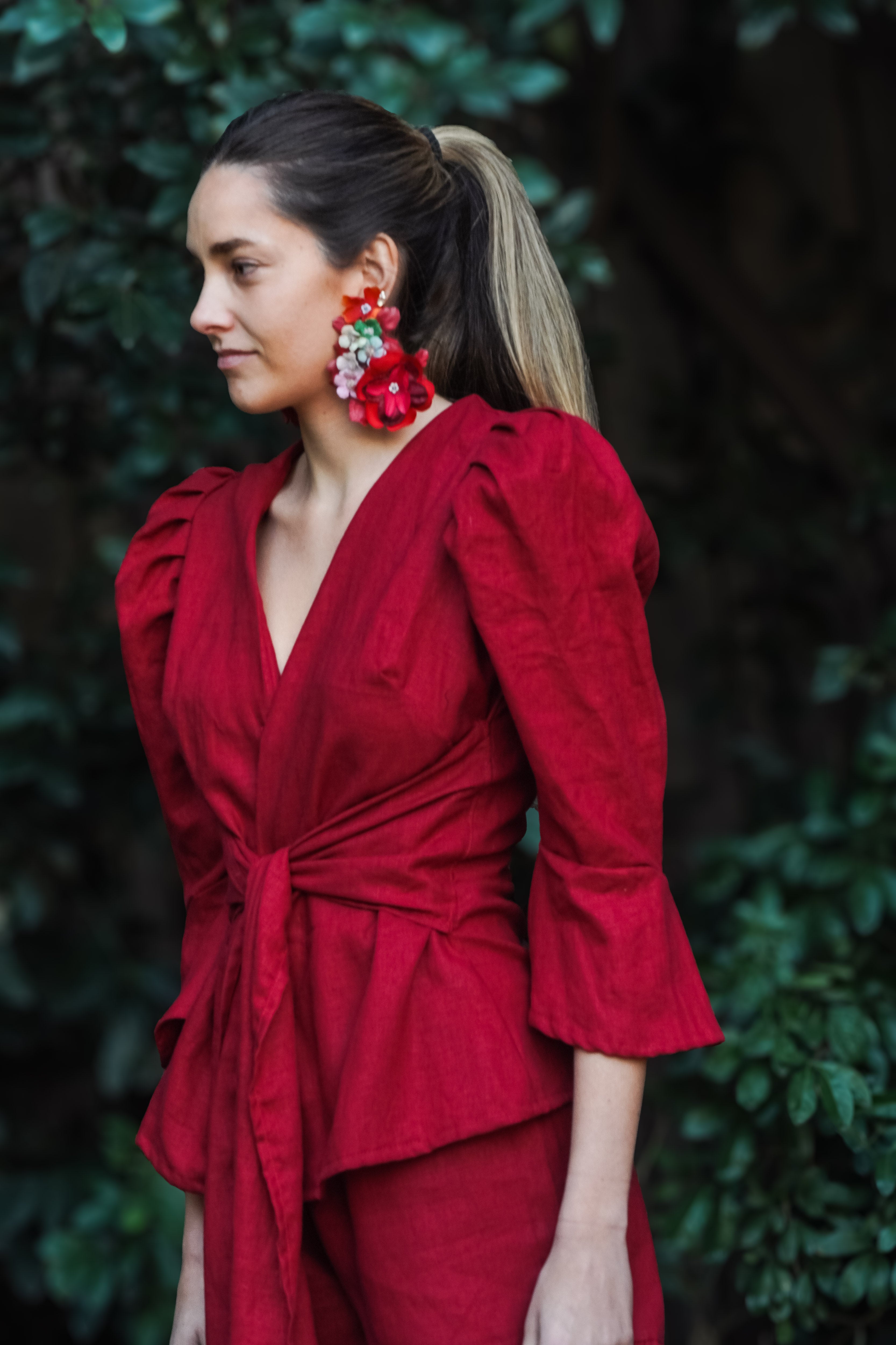 Blusa Mañío Burdeo