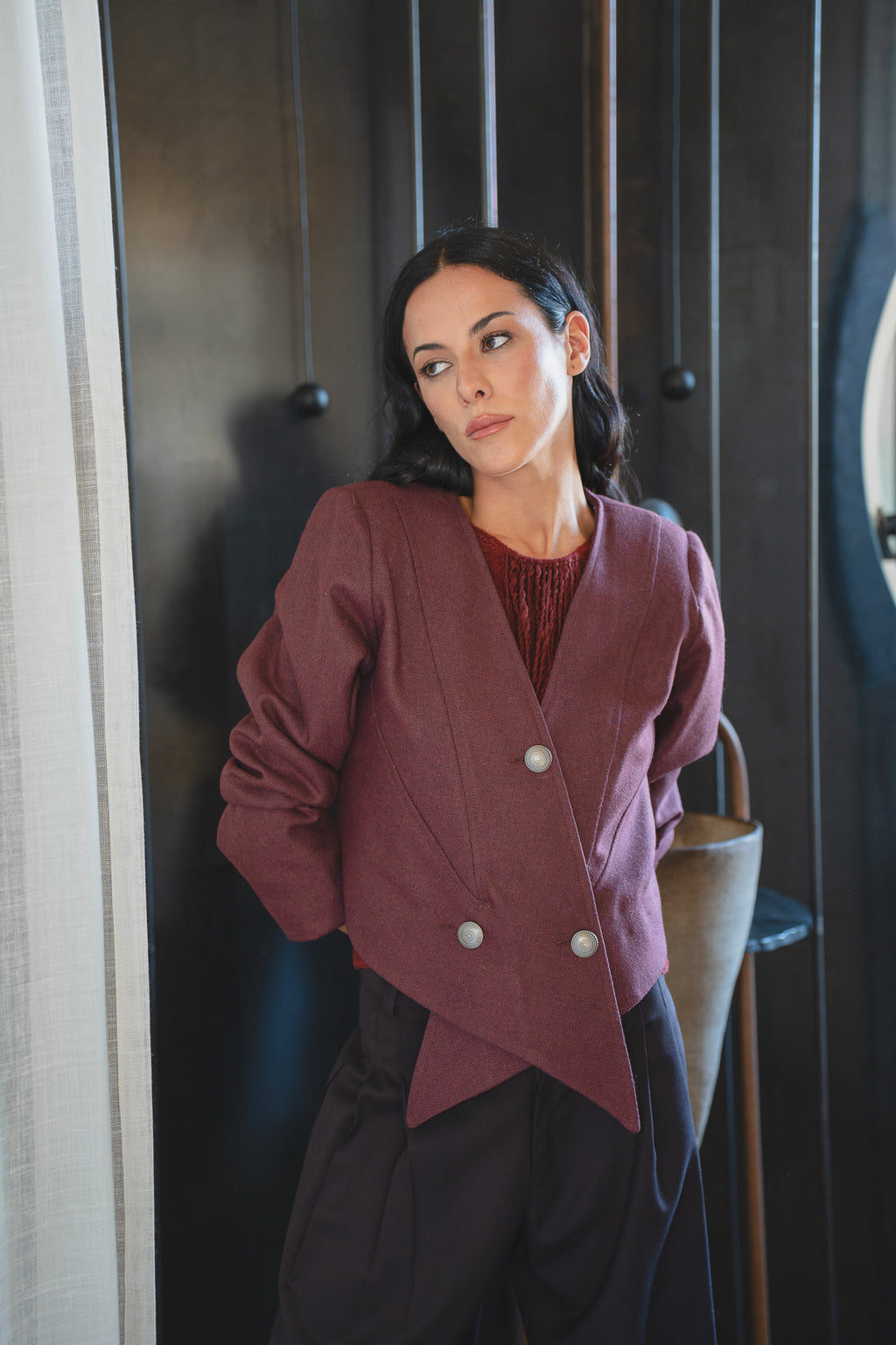 WOOL JACKET 01 BURDEO