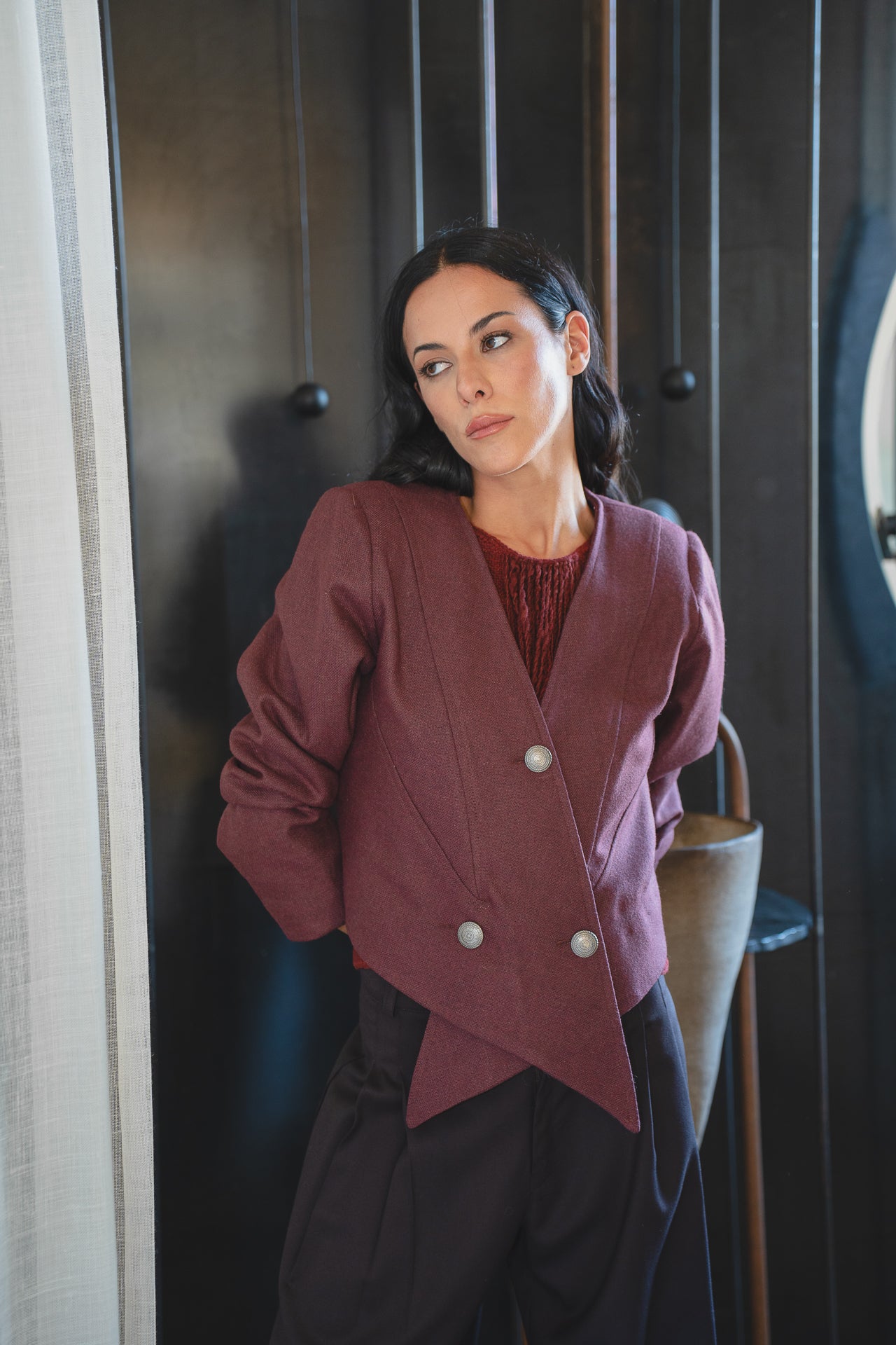 WOOL JACKET 01 BURDEO