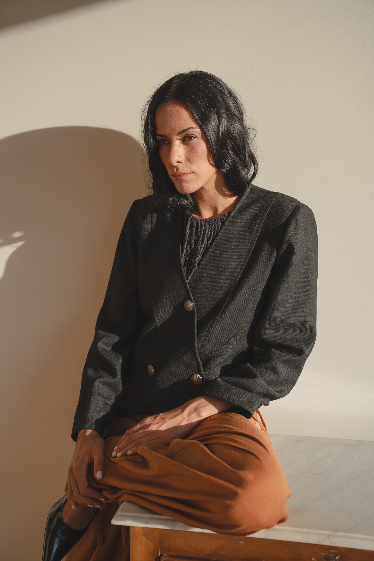 WOOL JACKET 01 NEGRA