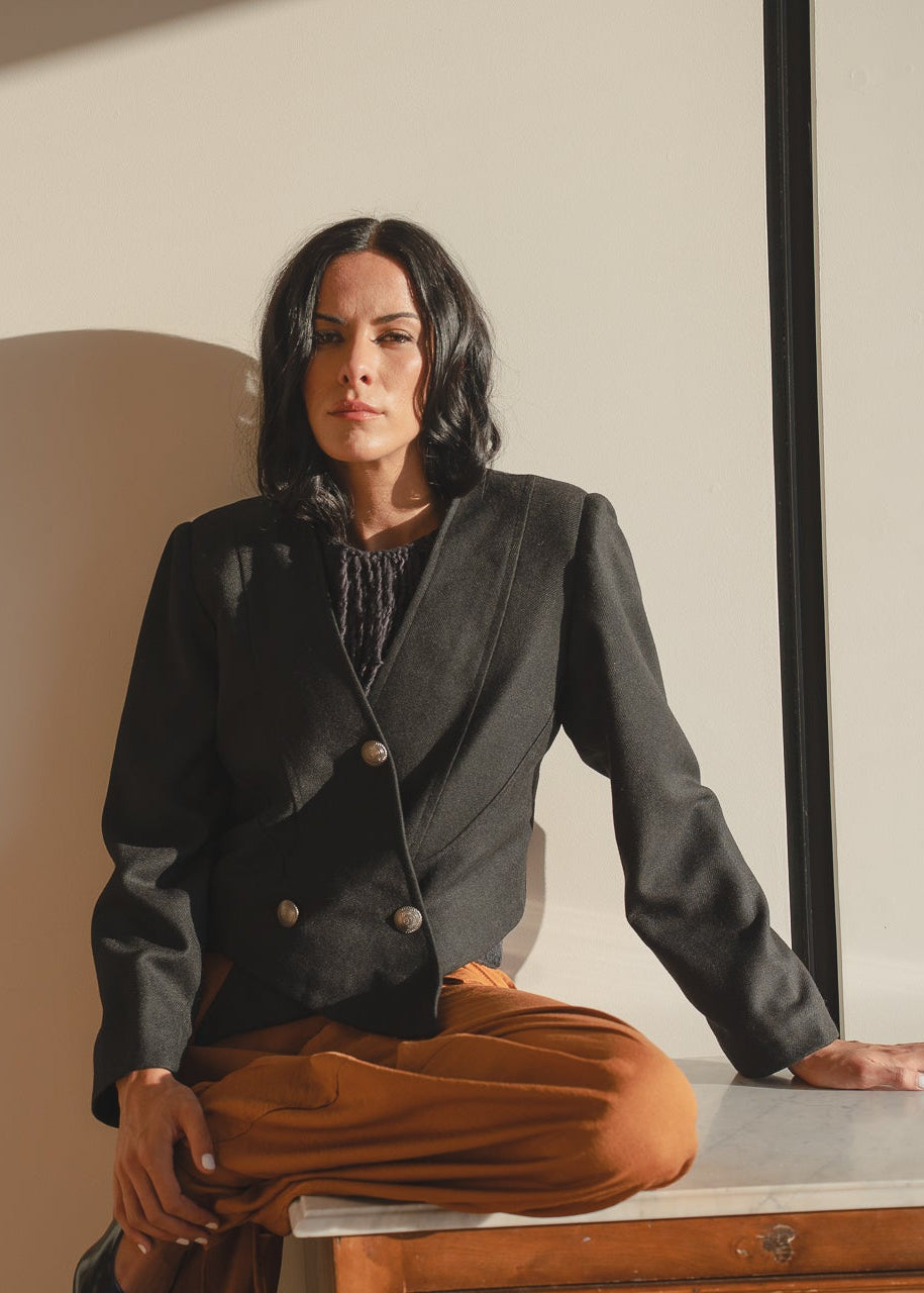 WOOL JACKET 01 NEGRA