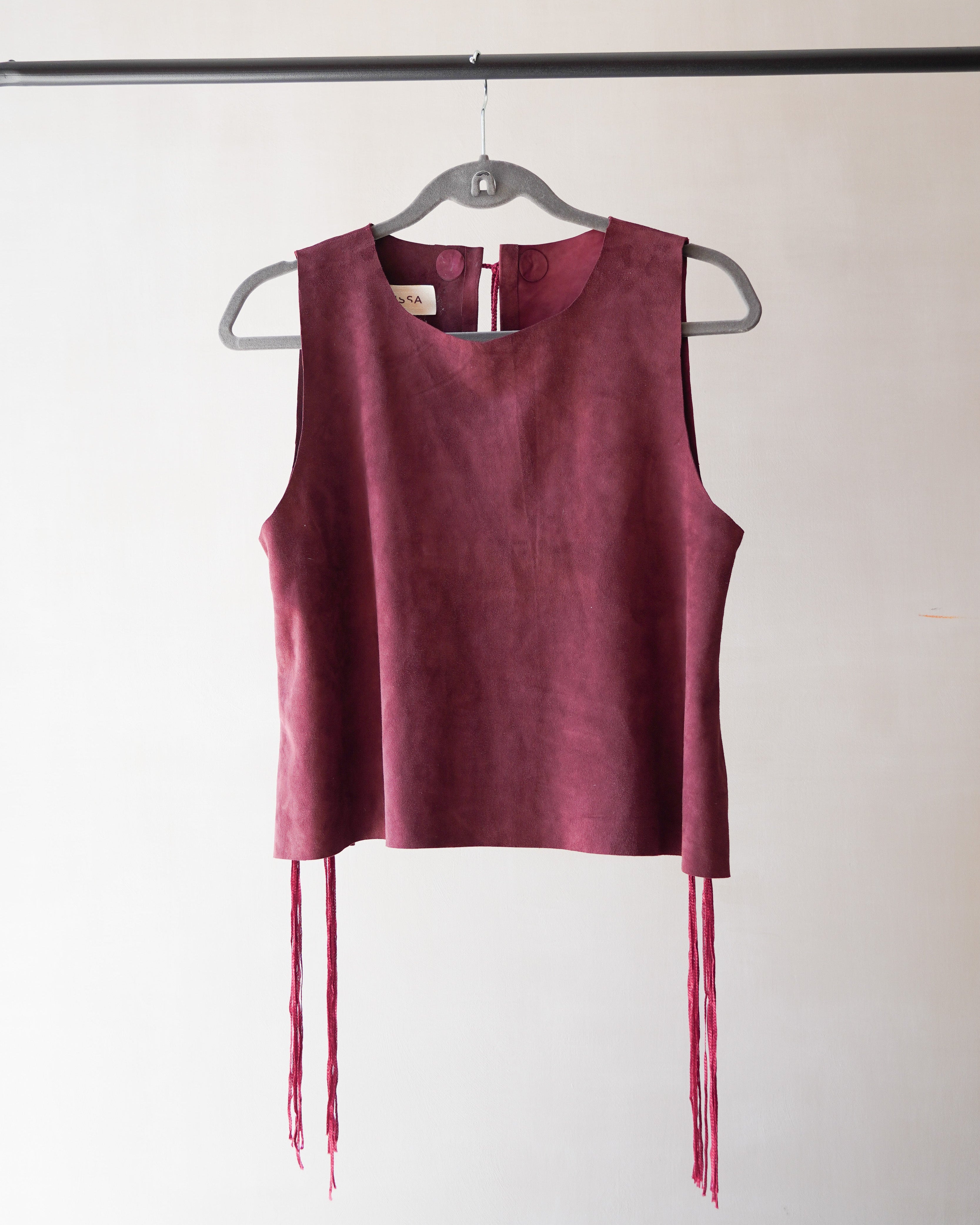 Top Halter Ñirre Cuero