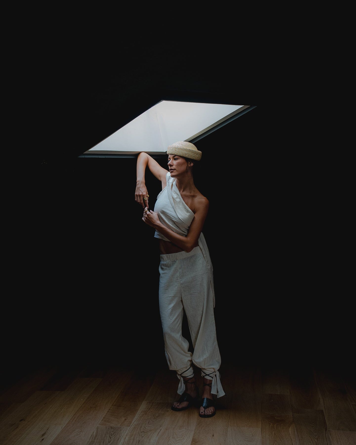 Pantalón Canelo Crudo