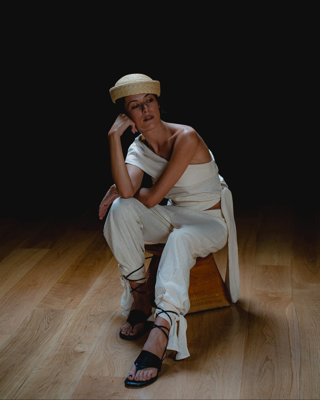 Pantalón Canelo Crudo