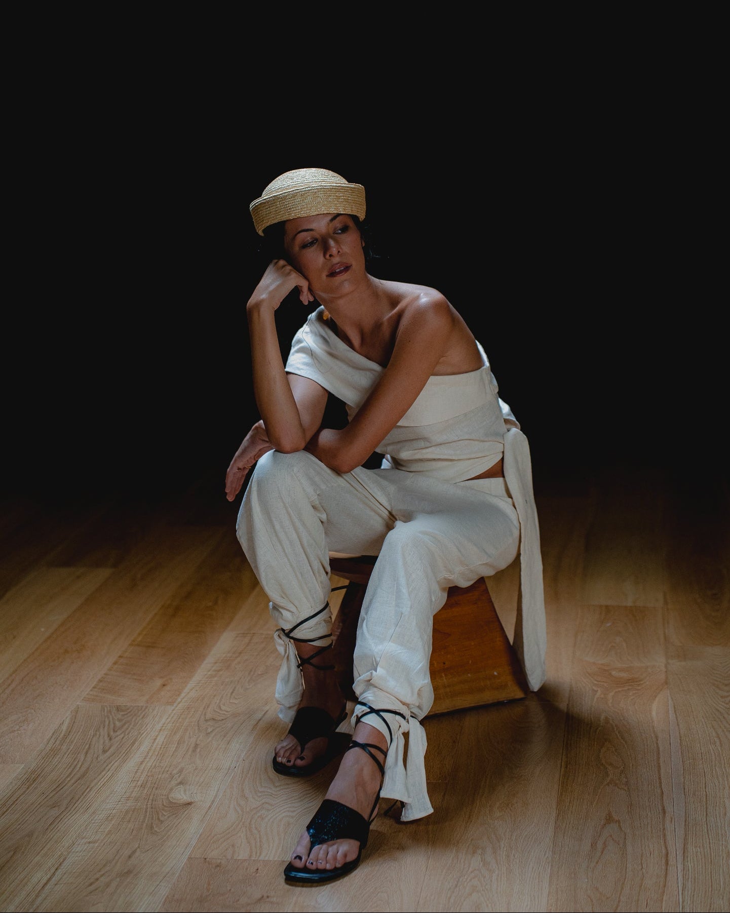 Pantalón Canelo Crudo