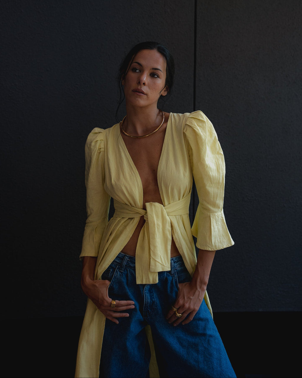 Kimono Alerce Amarillo