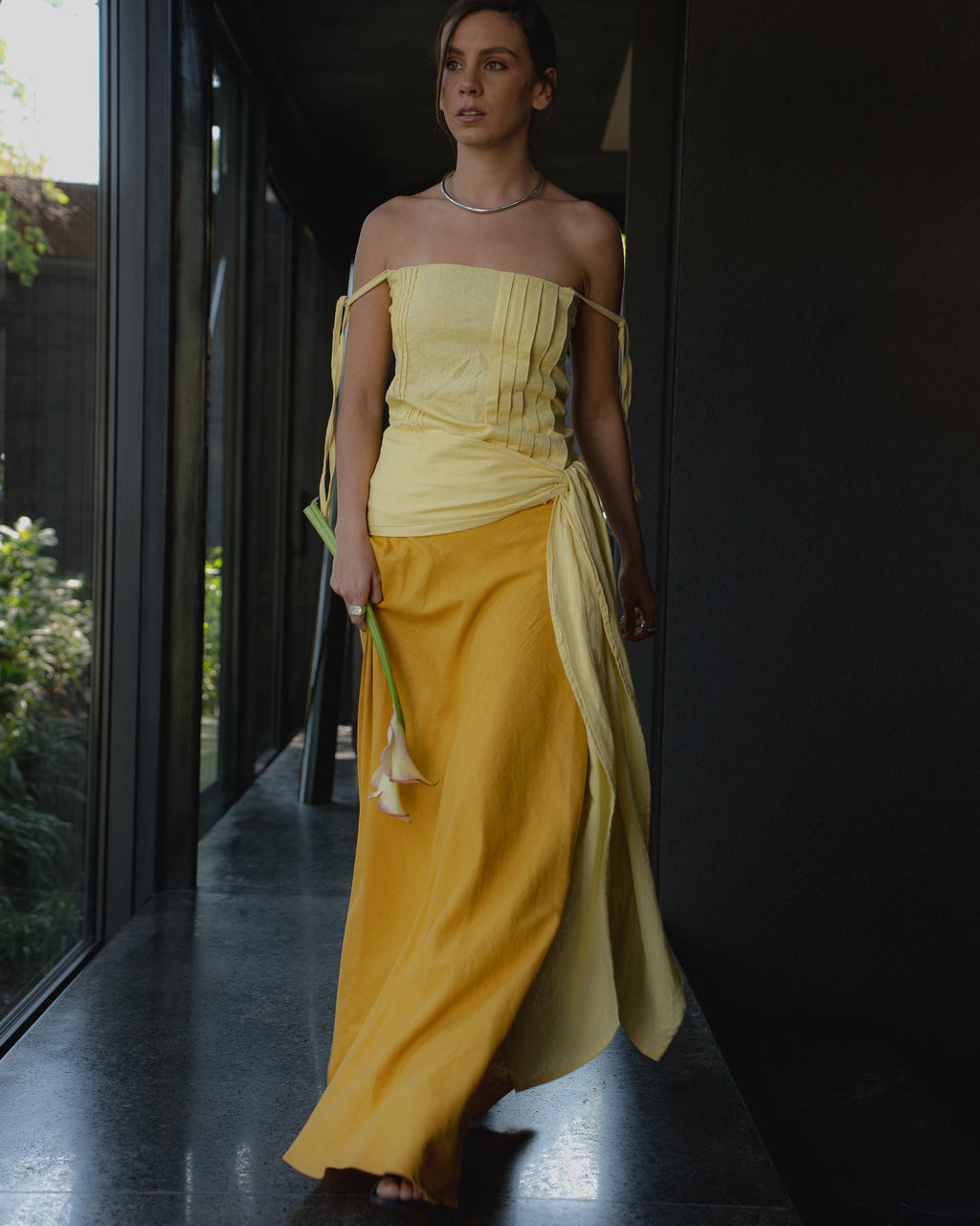 Top Maitén Mantequilla