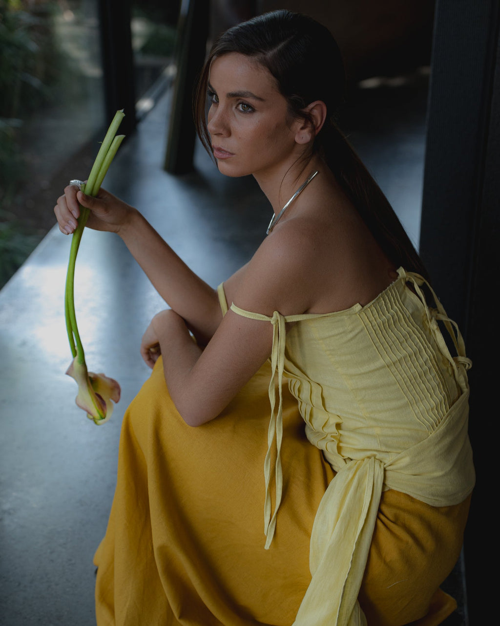 Top Maitén Mantequilla