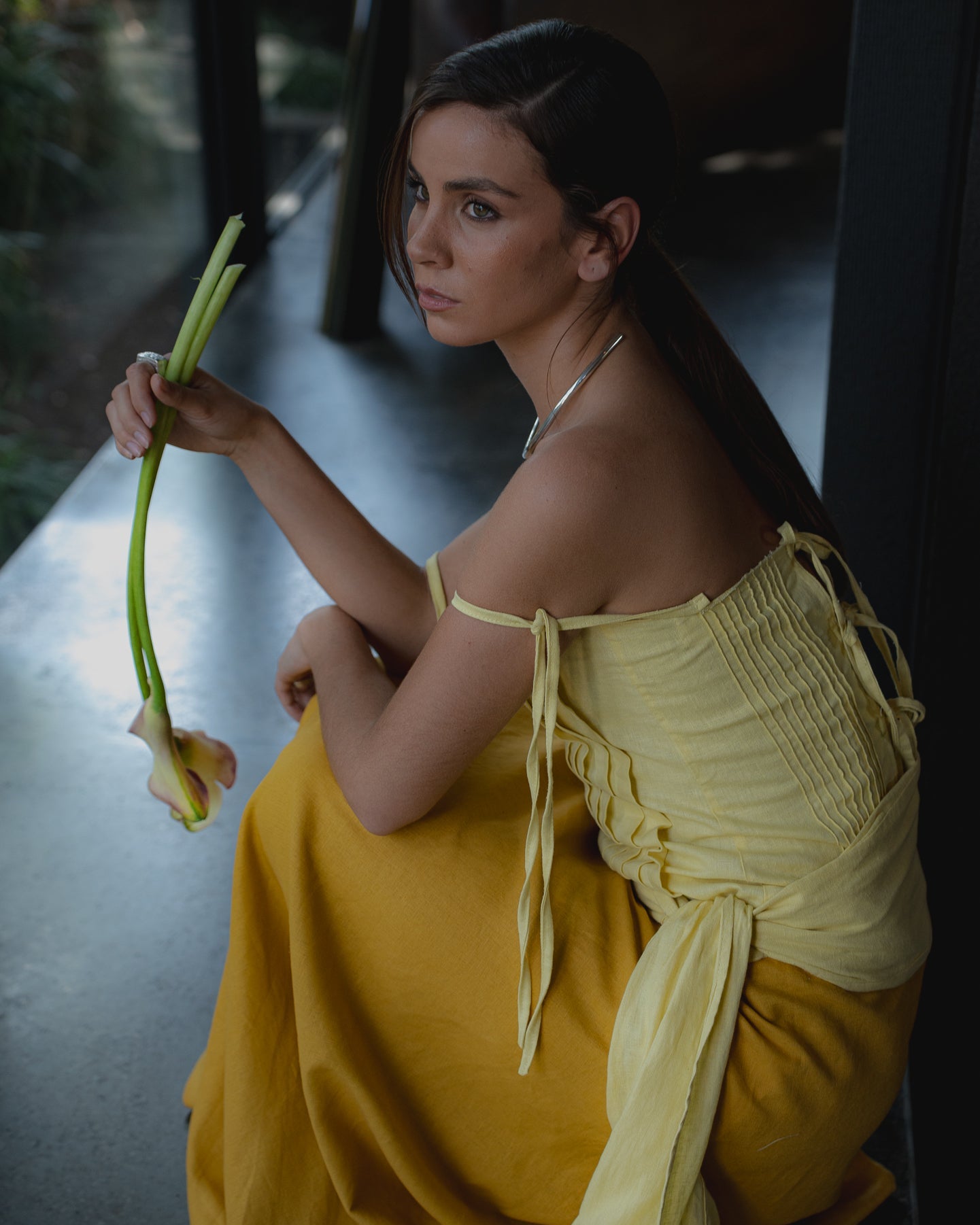 Top Maitén Mantequilla