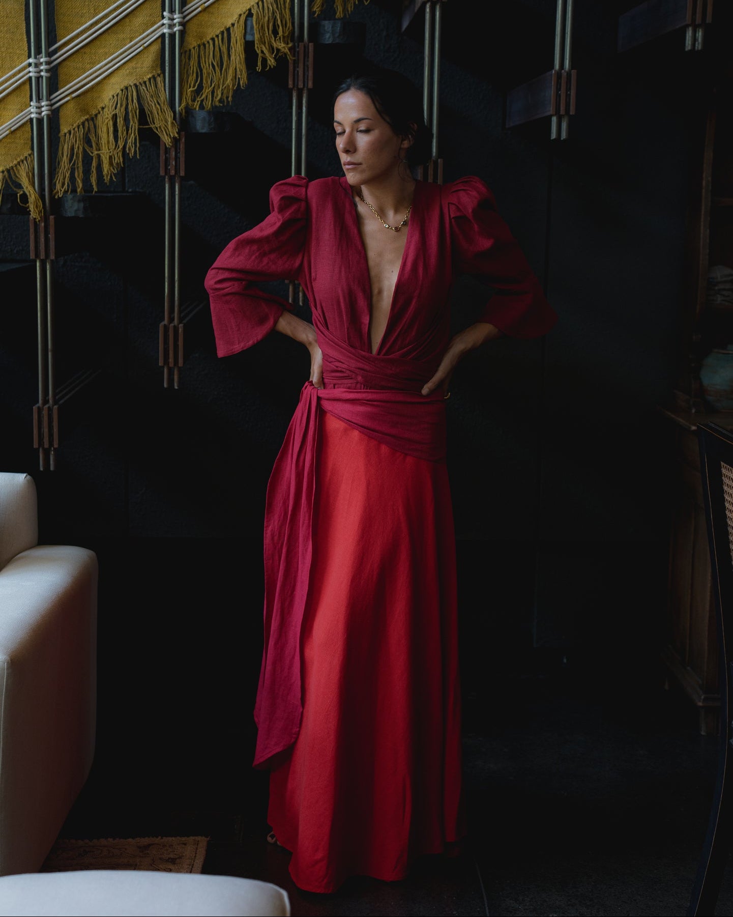 Blusa Mañío Burdeo