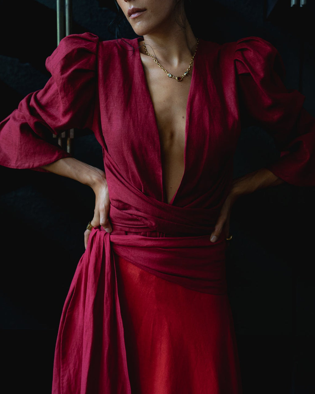 Blusa Mañío Burdeo