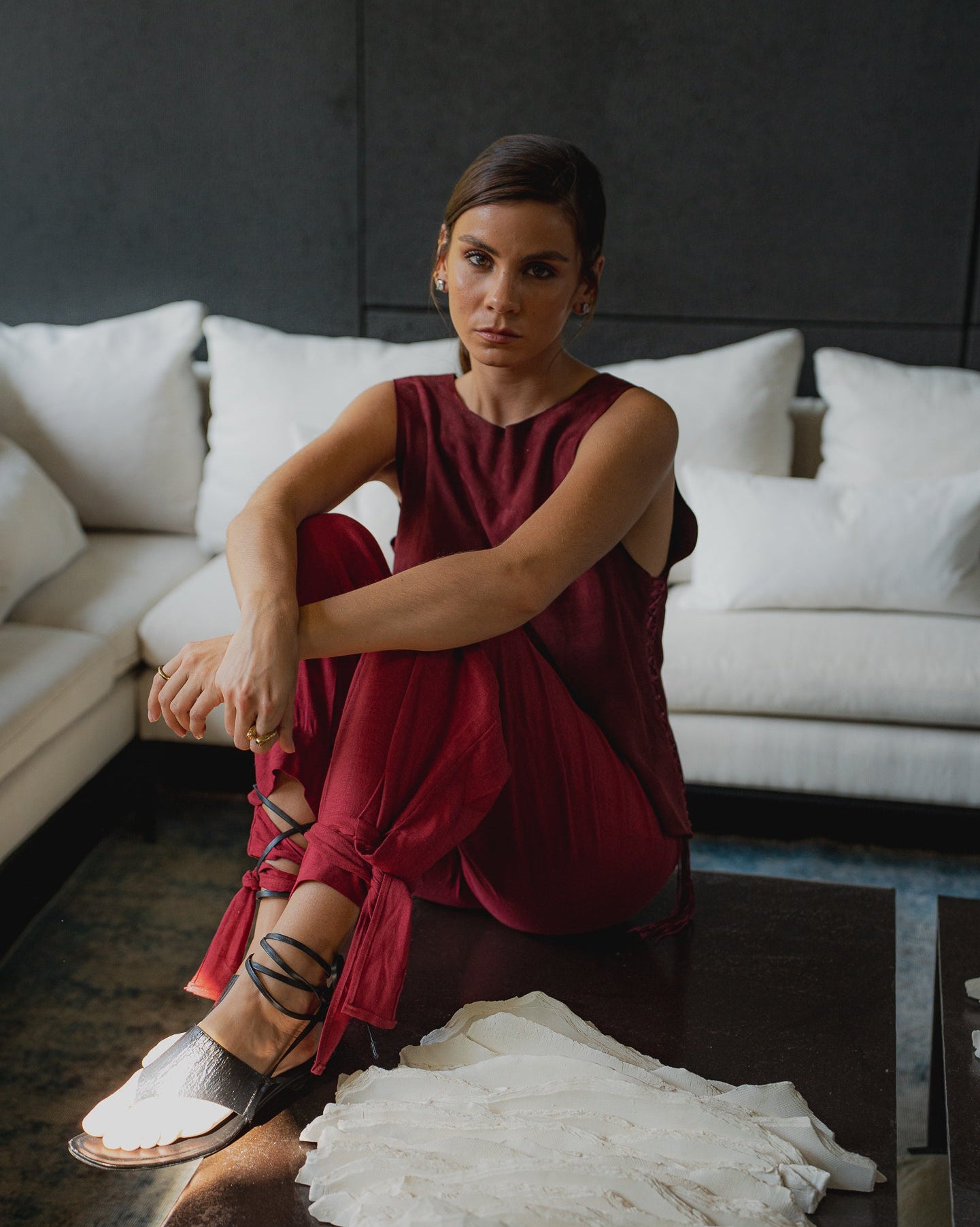 Top Halter Ñirre Cuero