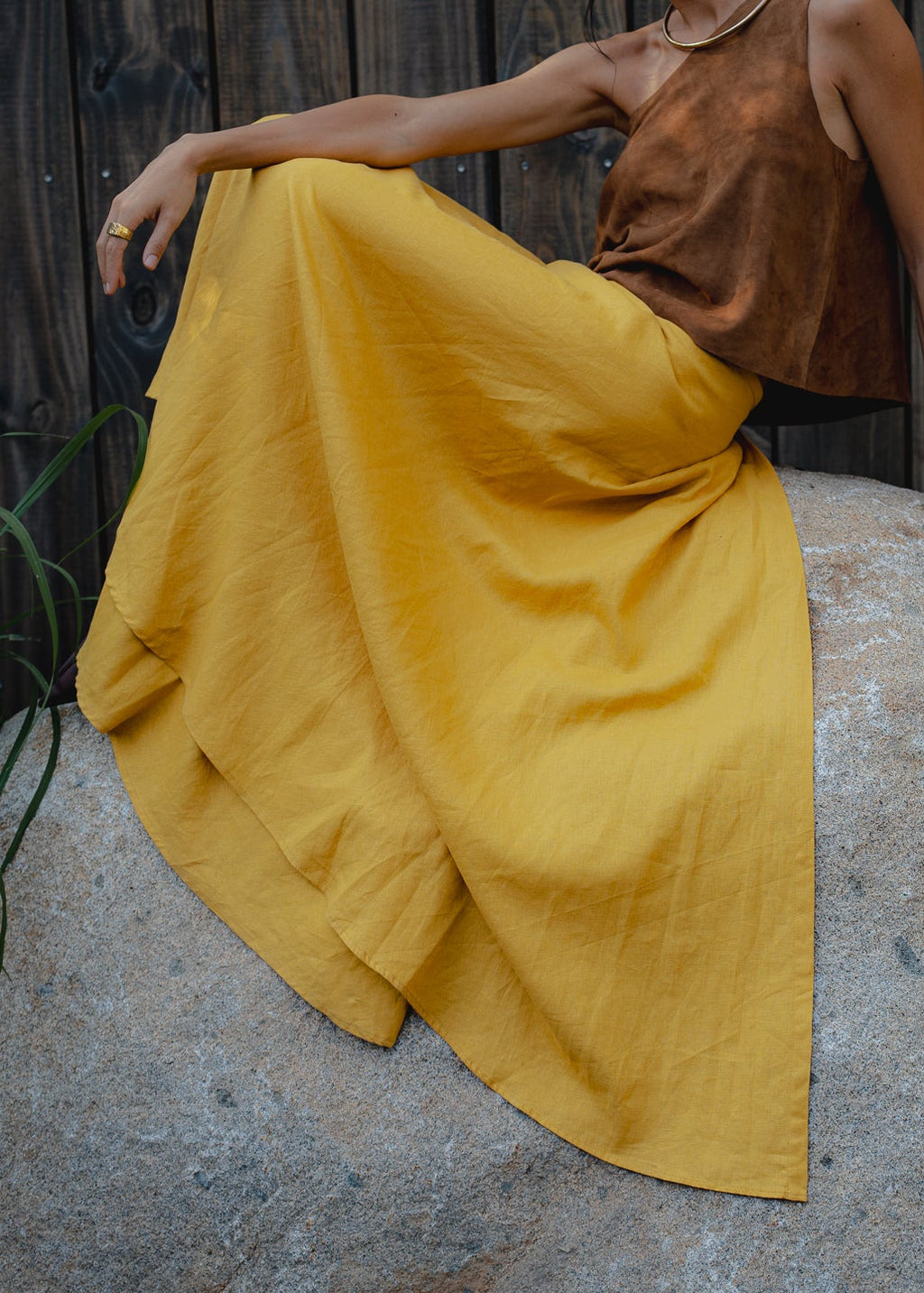 Falda Raulí Mantequilla